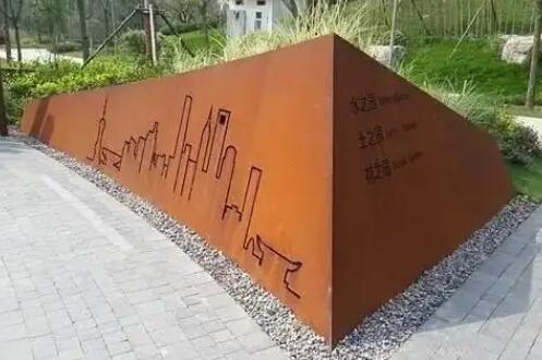 天水耐候钢挡土墙